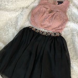 Two piece homecoming dress